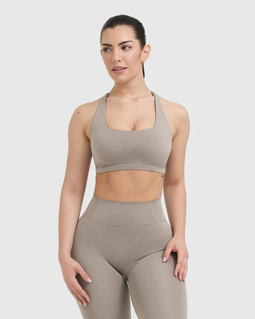 Timeless Square Neck Sports Bra - Minky - S