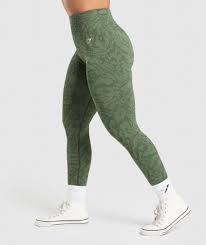 Gymshark Adapt x Whitney Leggings - Force Green/Winter Olive - XS -