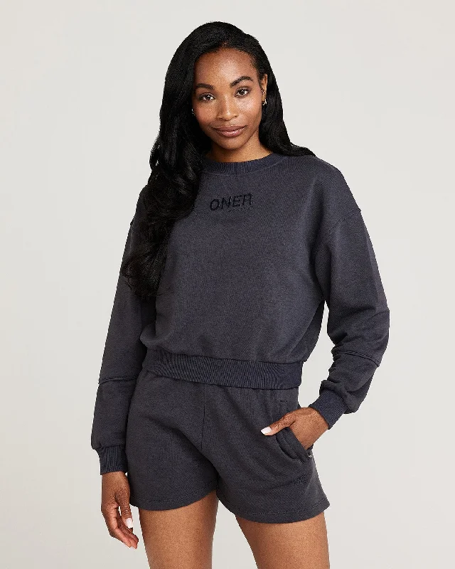 Classic Lounge Crew Neck - Coal - XS