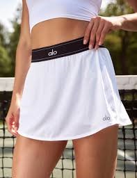 ALO - Match Point Tennis Skirt - White - S
