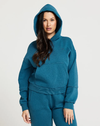 Classic Lounge Hoodie - Teal - XS