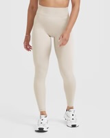 Timeless High Waisted Leggings -  Sand - XS